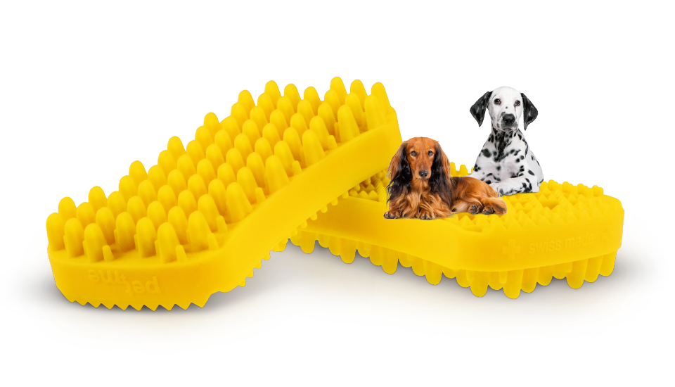 PET+ME Silicone Grooming Brush